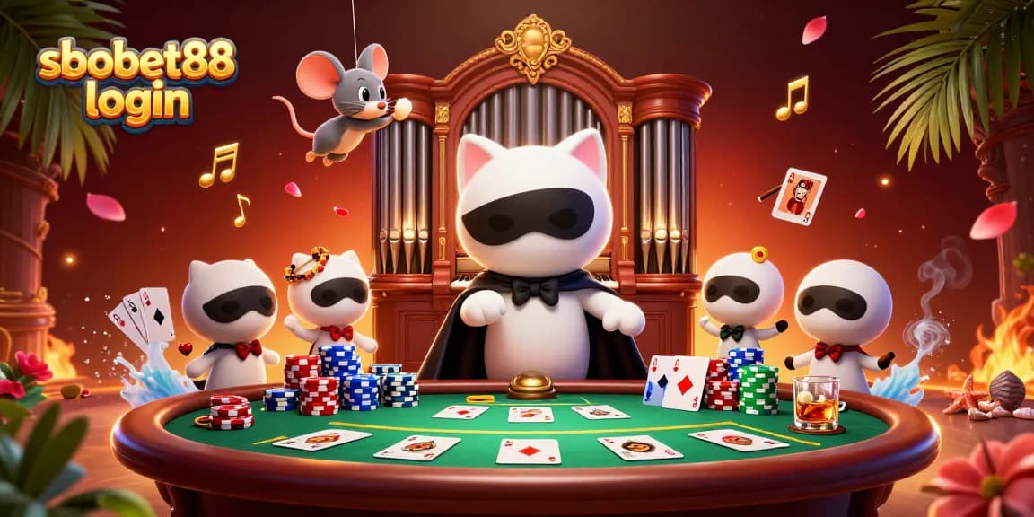 Experience sbobet88 login with dynamic casino action and vibrant characters in an enchanting setting